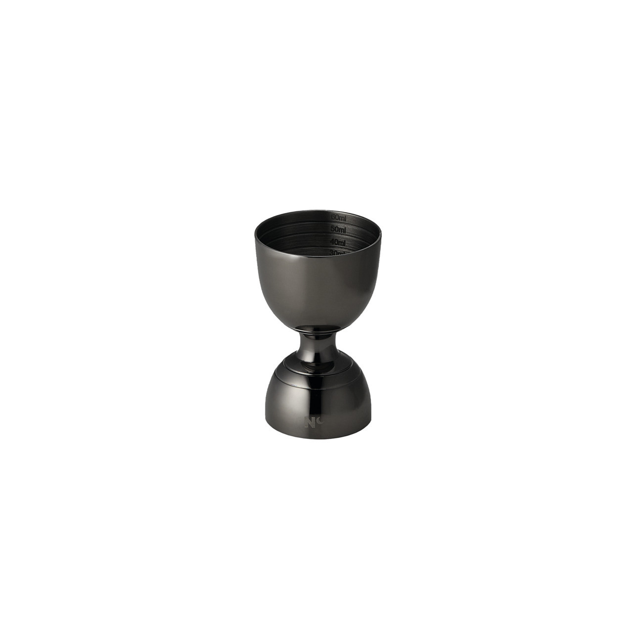 Jigger Rim Bell 80 mm hoch / 0,03 l / 0,06 l gun metal